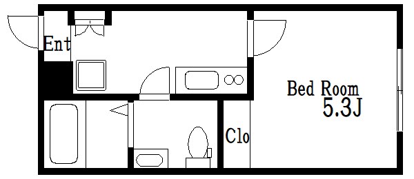 mーstation 102号室 間取り