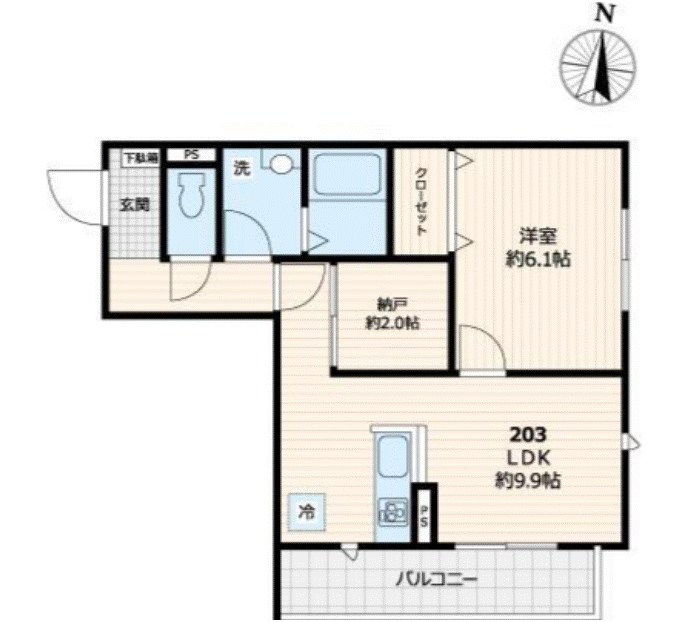 ガーデンホームズ高野  間取り