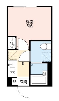 casa vecchia Ⅲ 302号室 間取り