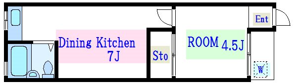 コーポ倉持    間取り