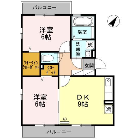 クレールⅥ 間取り