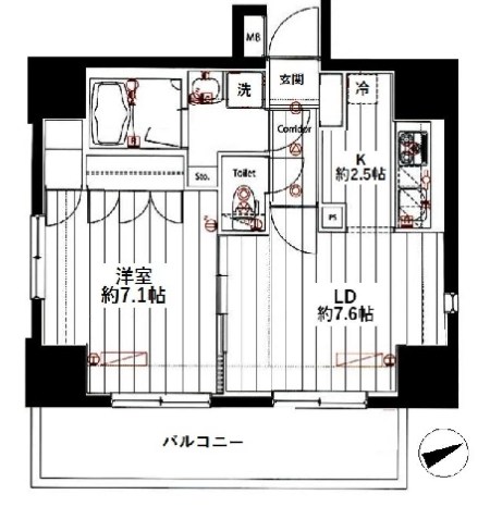 セジョリ上野 間取り