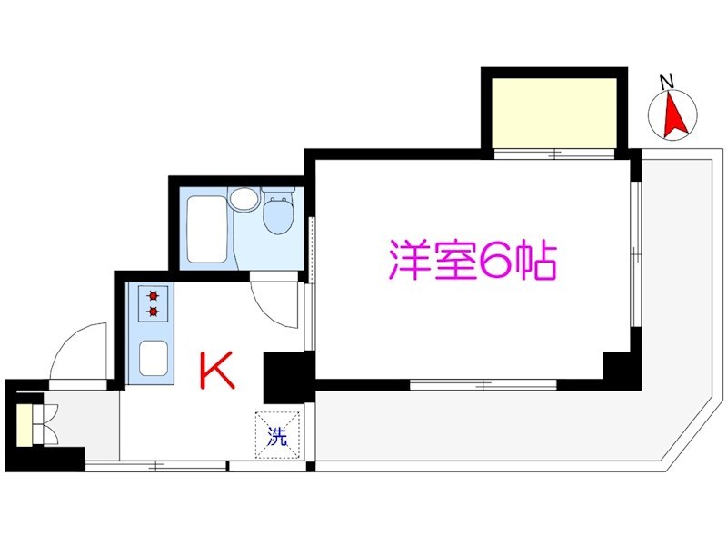 ハイツ三嶋 304号室 間取り