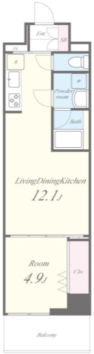 セフィーロ南千住  間取り