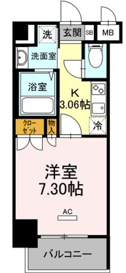 ホウエイコート秋葉原 間取り