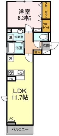 Castle上野 間取り図