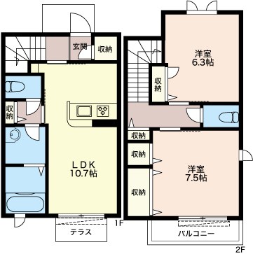 ベルセレーナＢ 間取り