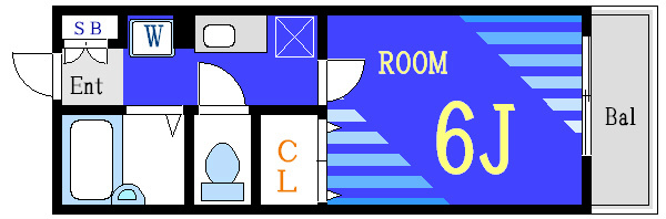 オーガスタ篠崎 間取り