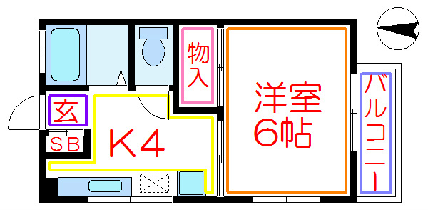 スティツコイケ 206号室 間取り