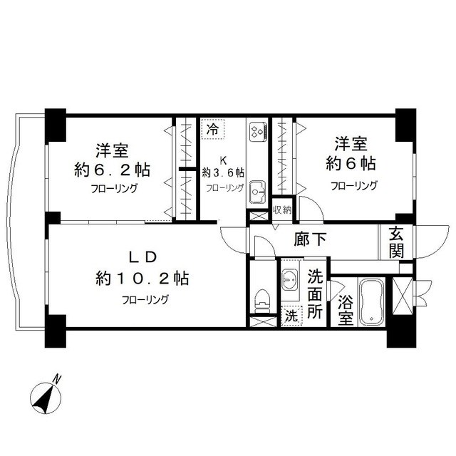 亀有パークマンション 間取り