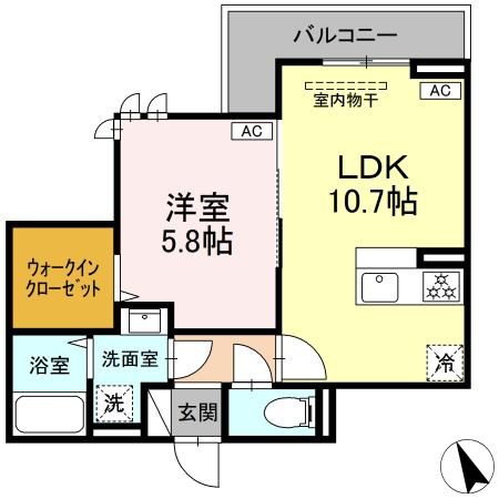 (仮称)D-ROOM京島3丁目  間取り図