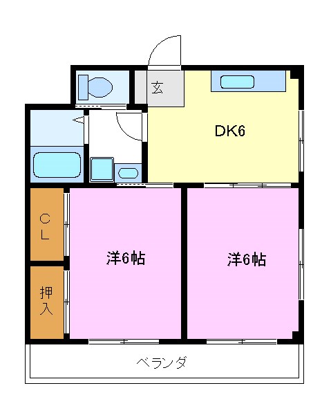 かいづかファミリア  間取り図