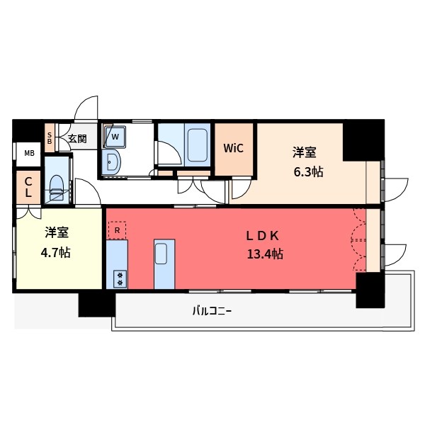 パークキューブ小岩 間取り