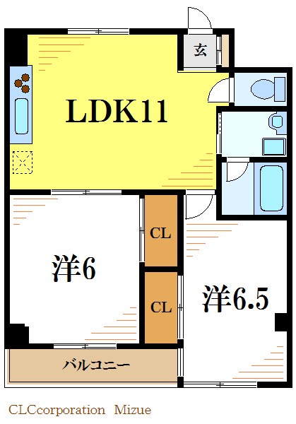 コスモリード篠崎駅前 間取り図