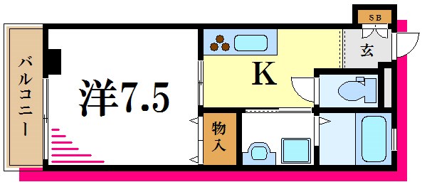 マルツコーポ 203号室 間取り