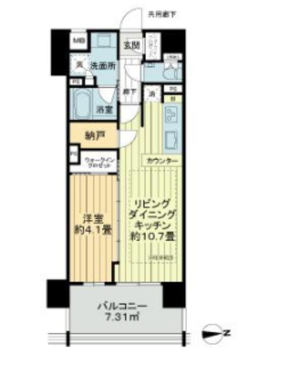 クオリティス東京六町 間取り