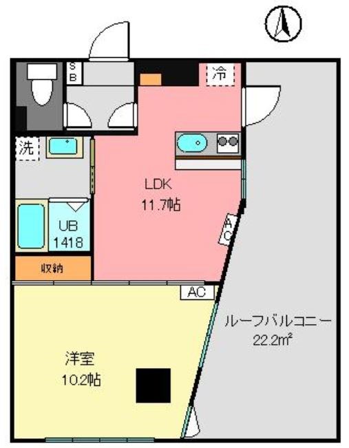 ヴィラ・クリーンホワイト凛 間取り
