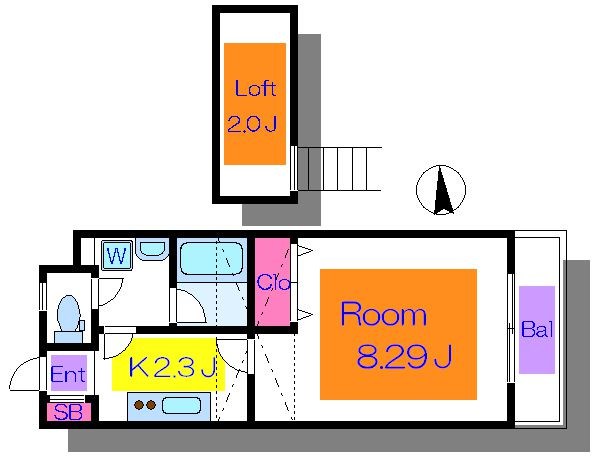エムハイツ      間取り