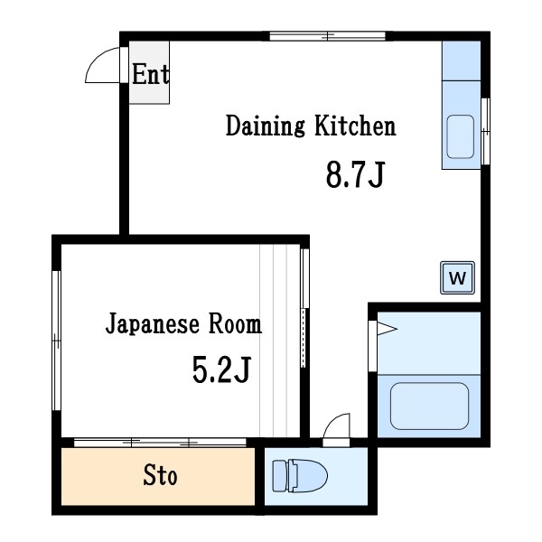 ふるやコーポ 201号室 間取り