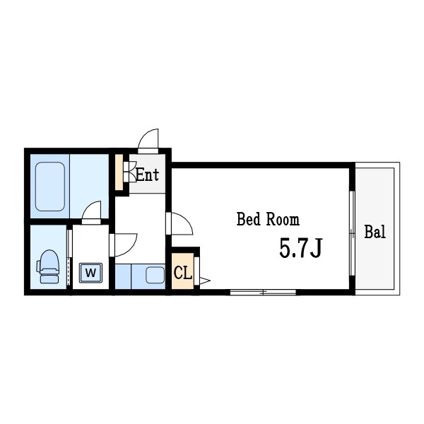 イーストワン一之江 間取り図