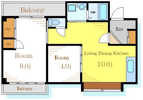高橋マンション 間取り図