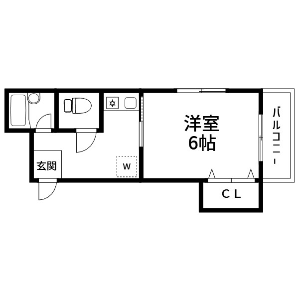 永和第２ビル 303号室 間取り