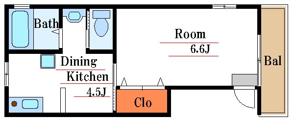 エム・フラワー  間取り