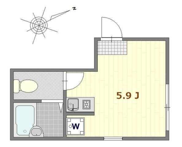 セシリア熊野前 間取り