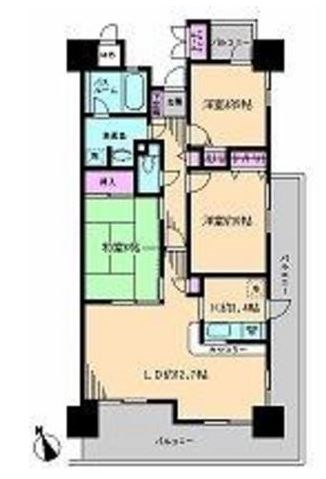 ライオンズガーデン町屋 間取り