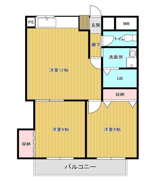 エラン松島 間取り図