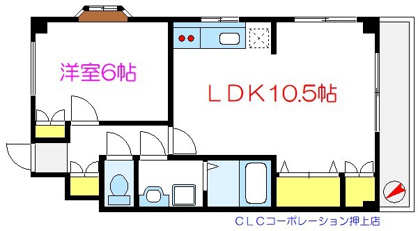 パークサイドハウス 203号室 間取り