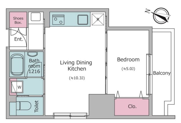 クロスレジデンス日本橋本町  間取り