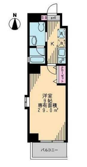 森下ツインキャッスル　S棟 間取り