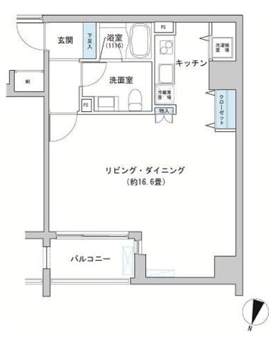 カッシア神田レジデンス 間取り図