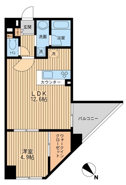 プライムアーバン日本橋人形町   間取り図
