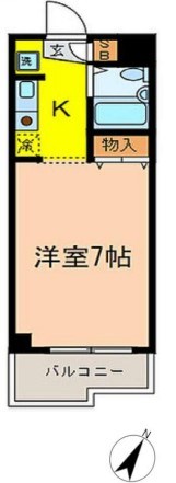 マンションフォンターナ 間取り