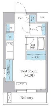 アレージュマン日本橋人形町（旧PATH日本橋人形町） 間取り