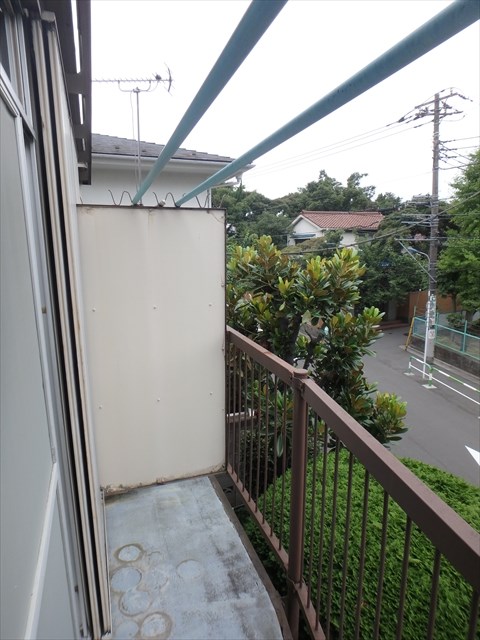 中山グリーンハイツ ベランダ