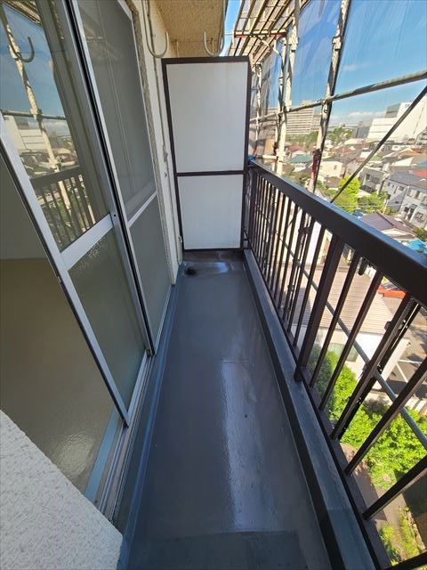 モリヤマンション ベランダ