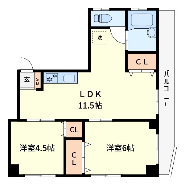 第2豊栄ビル 間取り