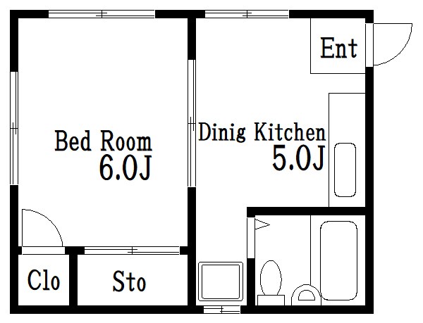 サンフラッツ 間取り図