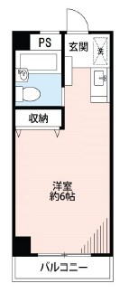 メゾンクレール 105号室 間取り