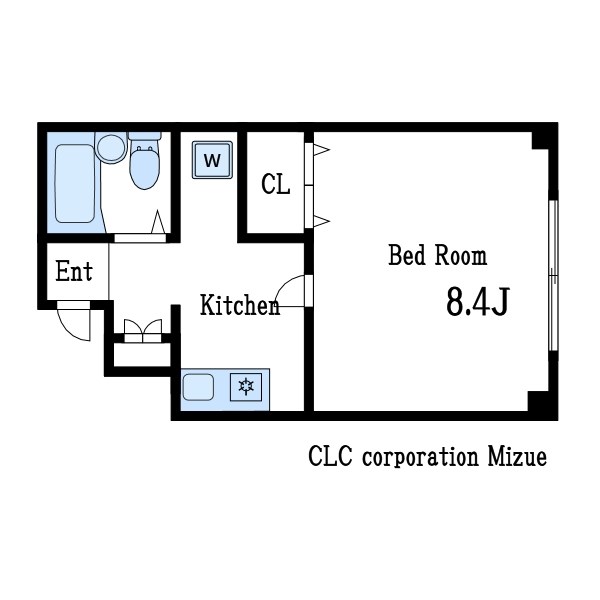 シャインスター  218号室 間取り