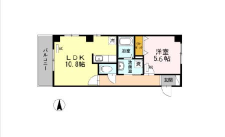 エスト四つ木 間取り図