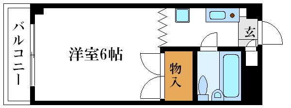 メイプルハイム 105号室 間取り