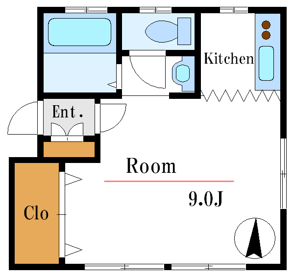 ハイツニコー 間取り図