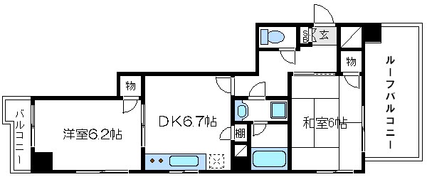 王子ハイツ  間取り