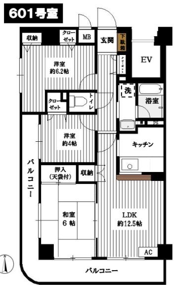 ソアーヴェ日暮里  間取り図