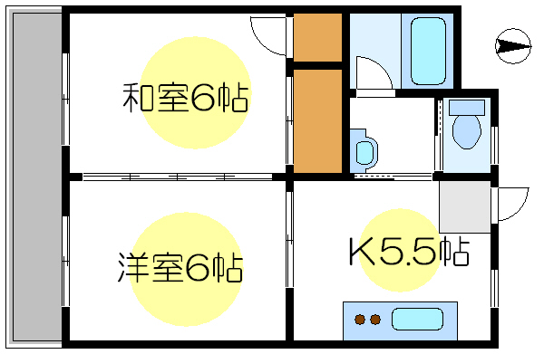 グレースハイツ 間取り図