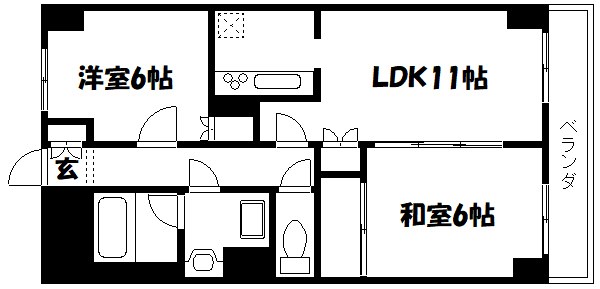 ファインコート立石 間取り図